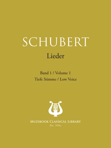 Songs Vol. 1 - Franz Schubert - Muzibook Publishing