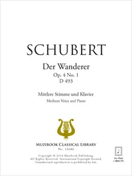 Der Wanderer Op. 4 No. 1 D 493