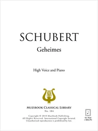 Geheimes Op. 14 No. 2 D 719