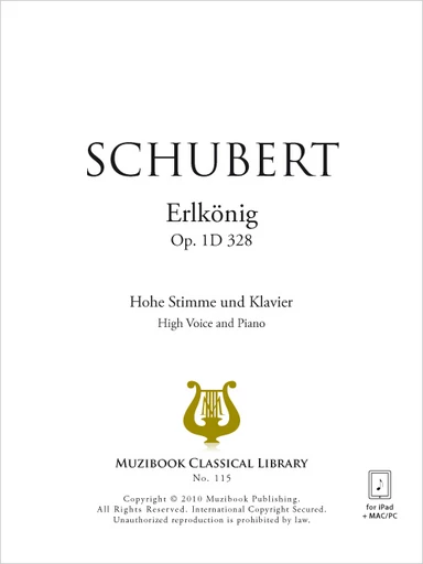 Erlkönig - Franz Schubert - Muzibook Publishing