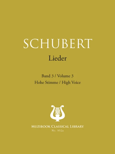 Songs Vol. 3 - Franz Schubert - Muzibook Publishing