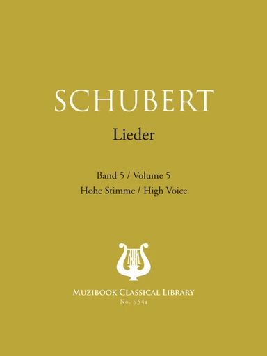 Songs Vol. 5 - Franz Schubert - Muzibook Publishing