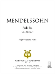 Suleika Op. 34 No. 4