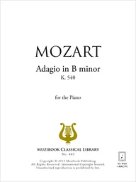 Adagio in B minor K 540